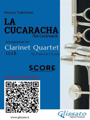 cover image of Clarinet Quartet score of "La Cucaracha"